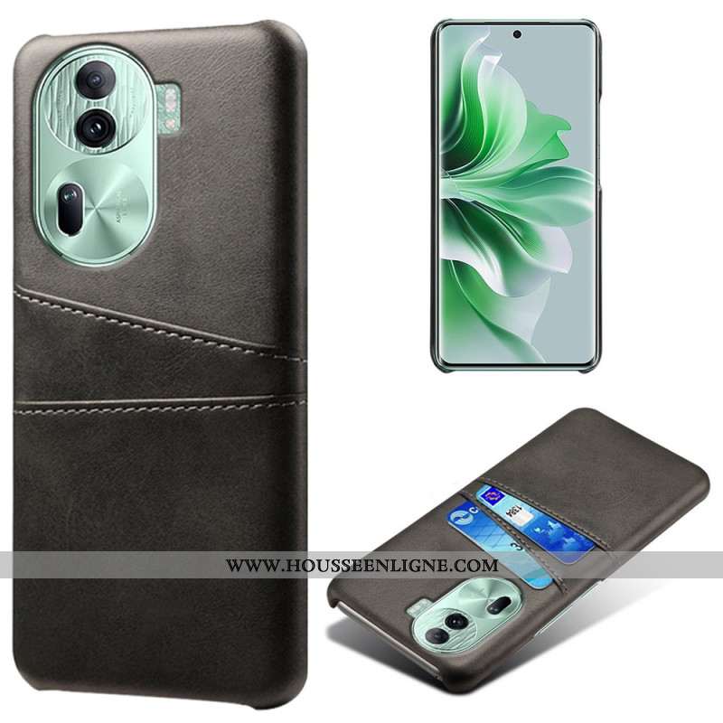 Coque Oppo Reno 11 Pro 5G Effet Cuir Porte-Cartes