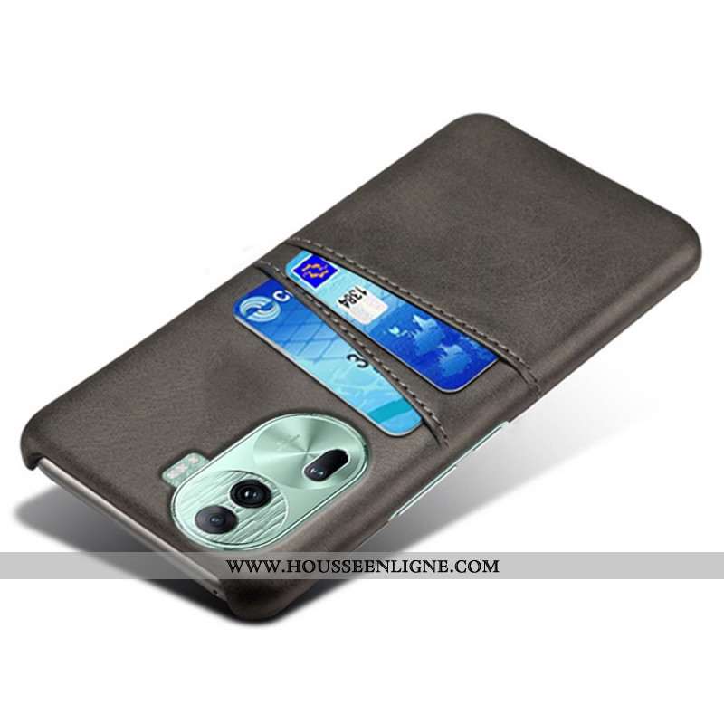 Coque Oppo Reno 11 Pro 5G Effet Cuir Porte-Cartes