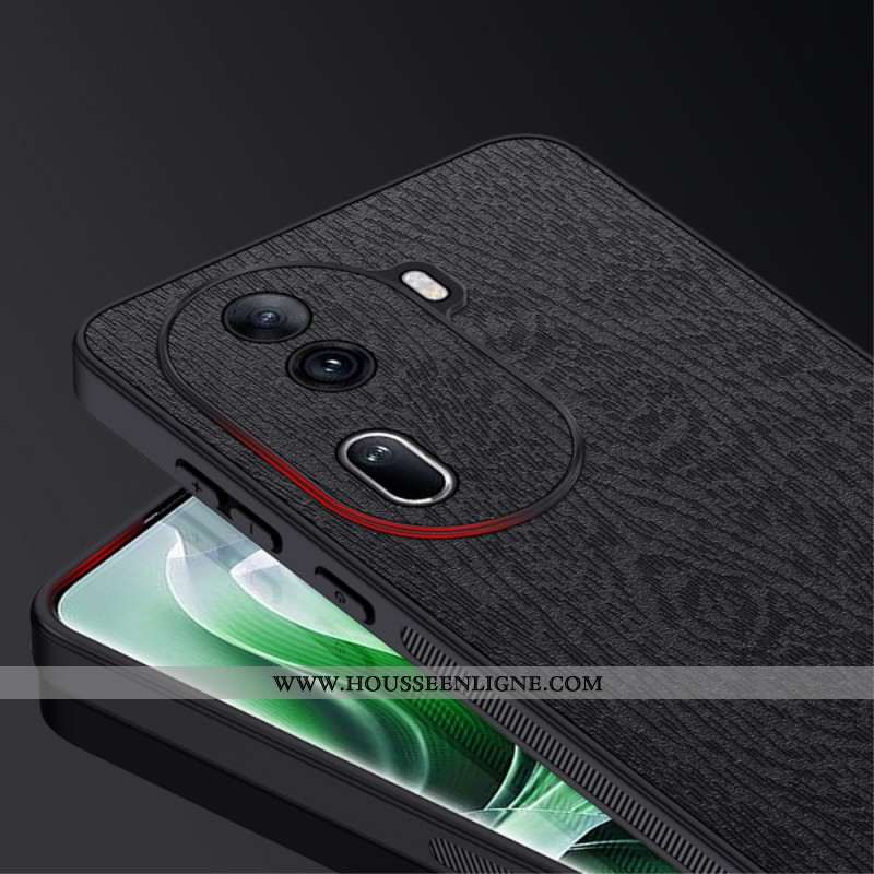 Coque Oppo Reno 11 Pro 5G Simili Cuir Effet Bois