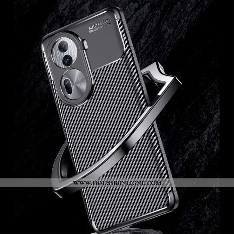 Coque Oppo Reno 11 Pro 5G Texture Fibre Carbone