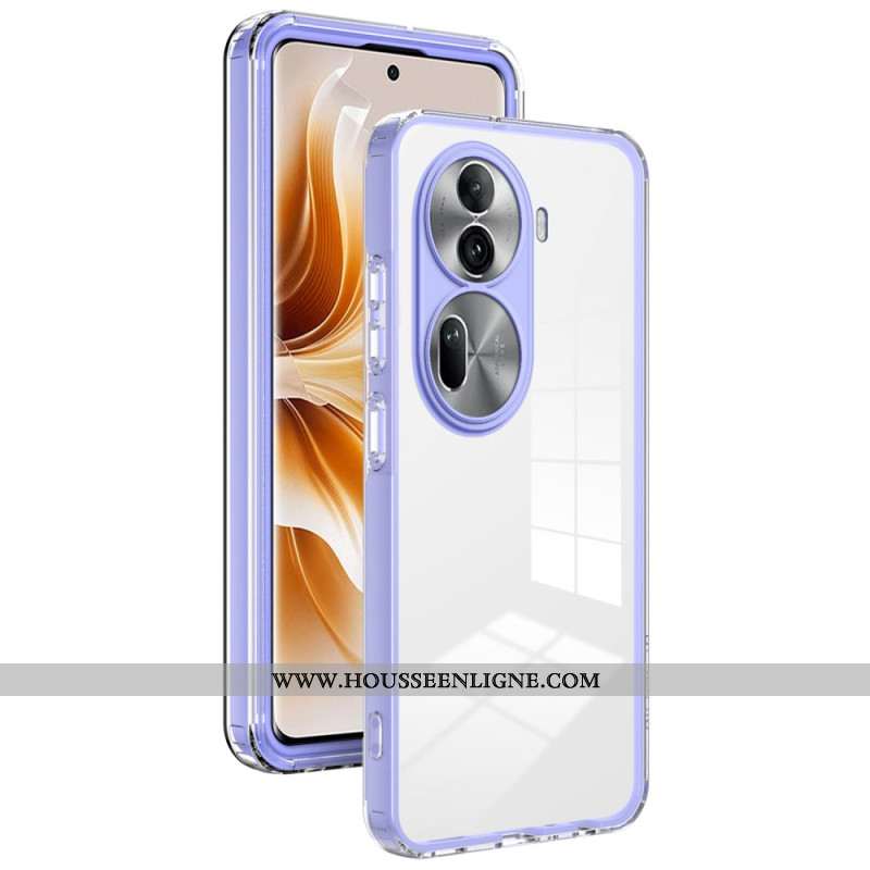 Coque Oppo Reno 11 Pro 5G Transparente Rebord Coloré