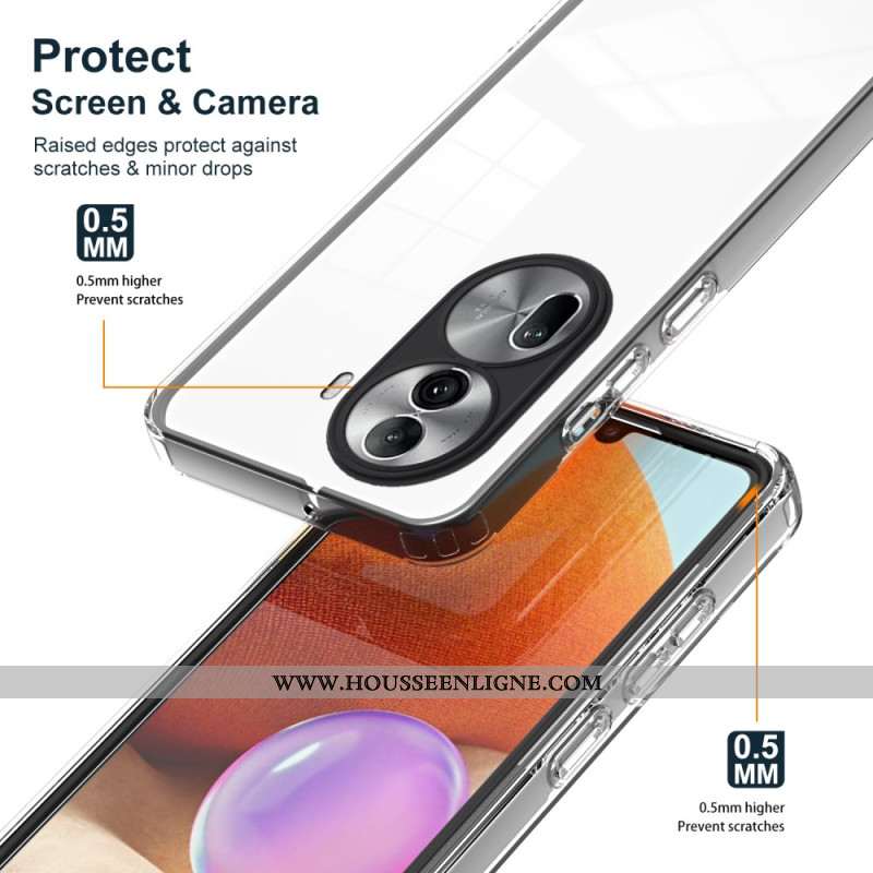 Coque Oppo Reno 11 Pro 5G Transparente Rebord Coloré