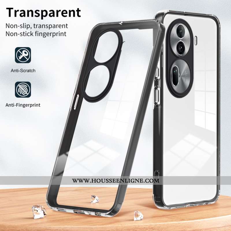 Coque Oppo Reno 11 Pro 5G Transparente Rebord Coloré