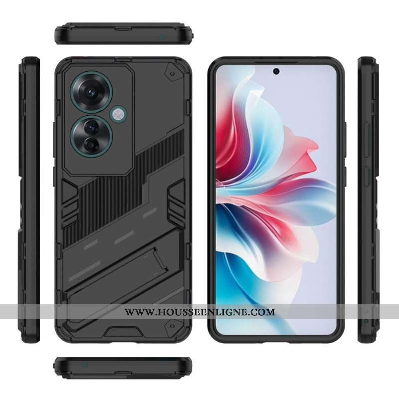 Coque Oppo Reno 11F 5G Support Amovible Deux Positions Mains Libres