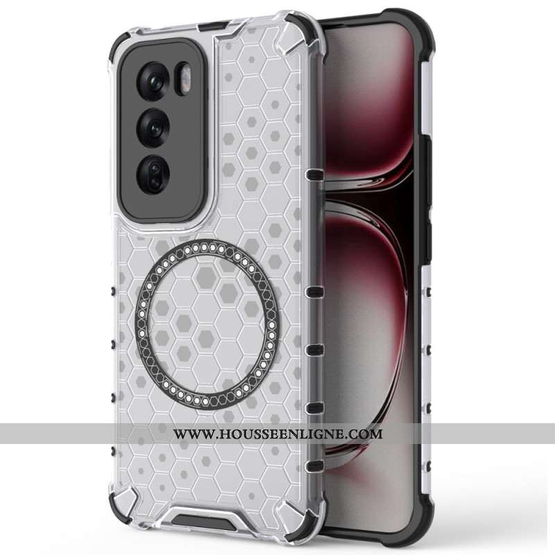 Coque Oppo Reno 12 5G Magnétique Nid d'Abeille