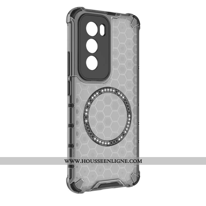 Coque Oppo Reno 12 5G Magnétique Nid d'Abeille