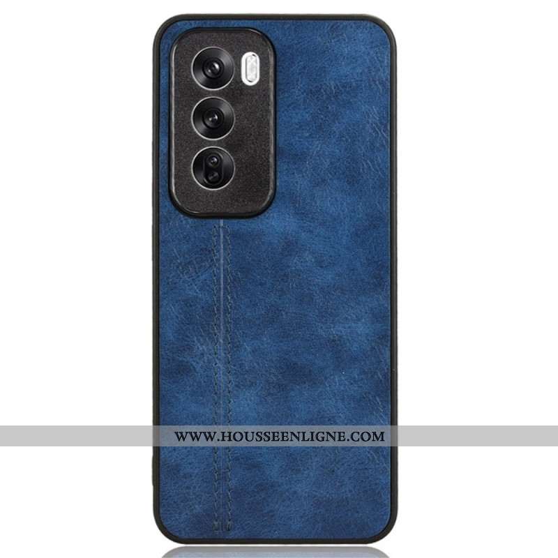 Coque Oppo Reno 12 5G Simili Cuir Couture