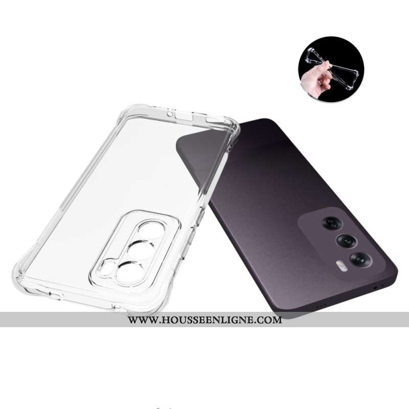 Coque Oppo Reno 12 5G Transparente Coins Renforcés