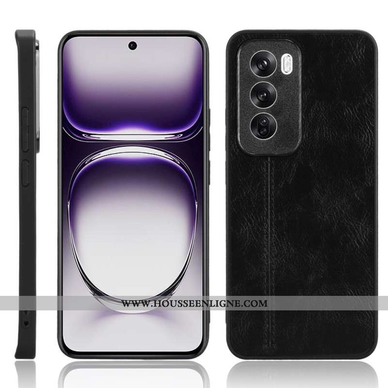 Coque Oppo Reno 12 Pro 5G Effet Cuir Couture