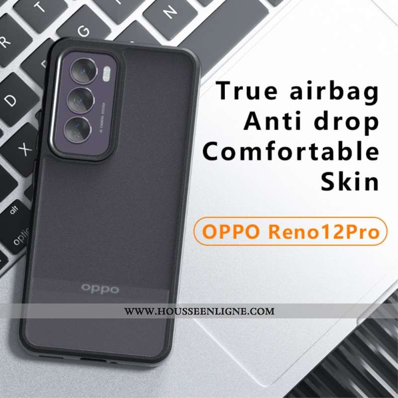 Coque Oppo Reno 12 Pro 5G Givrée Noire