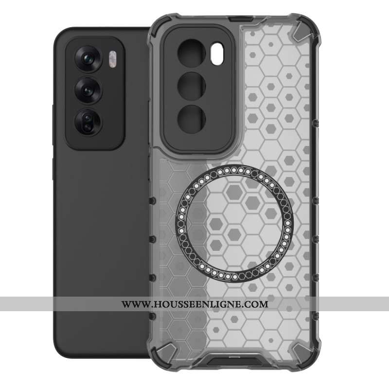 Coque Oppo Reno 12 Pro 5G Magnétique Nid d'Abeille