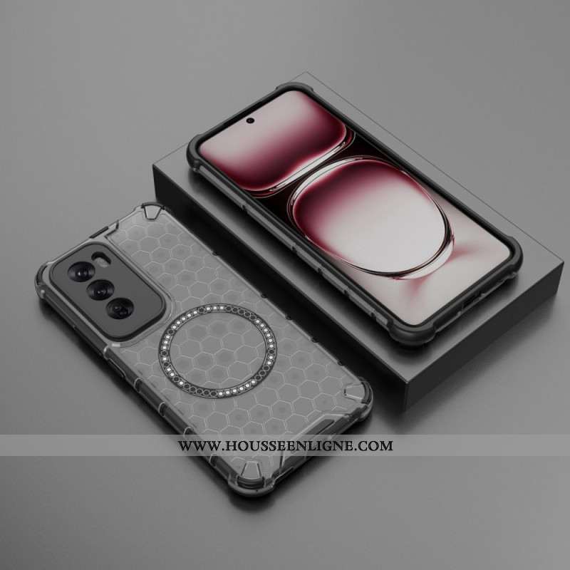 Coque Oppo Reno 12 Pro 5G Magnétique Nid d'Abeille