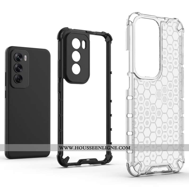 Coque Oppo Reno 12 Pro 5G Nid d'Abeille