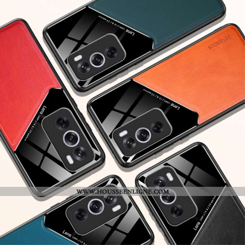 Coque Oppo Reno 12 Pro 5G Texture Cuir