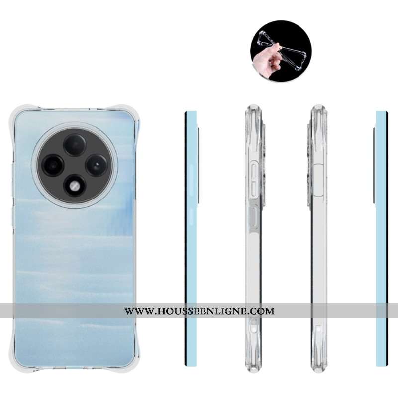 Coque Oppo Reno 12F 5G Transparente Coins Renforcés