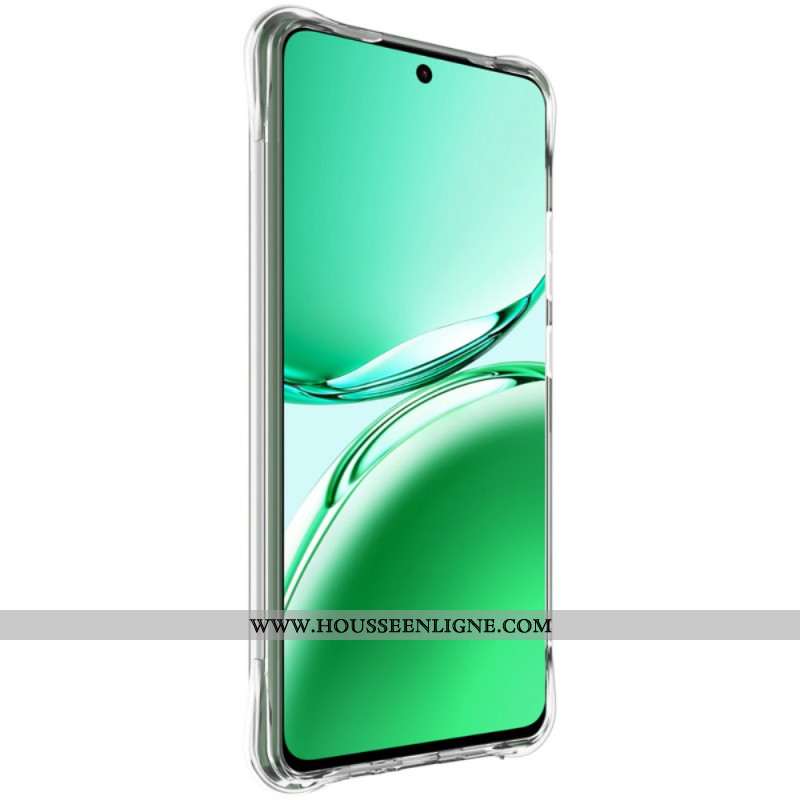 Coque Oppo Reno 12F 5G Transparente Texture Ondulée avec Airbag IMAK