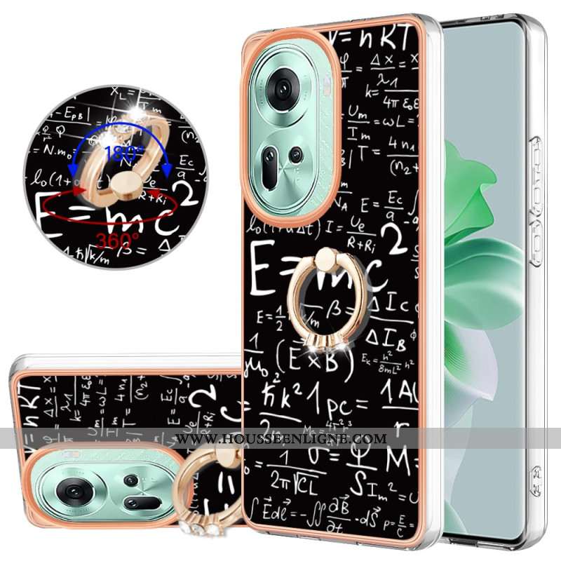 Coque Oppo Reno11 5G Anneau-Support Equation