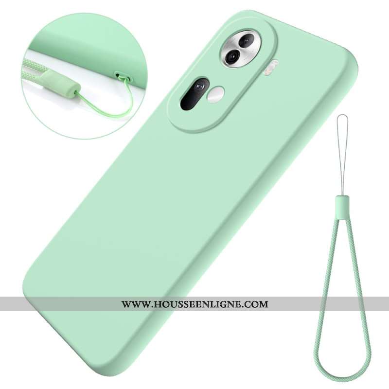 Coque Oppo Reno11 5G Silicone à Lanière