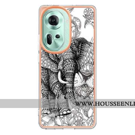 Coque Oppo Reno11 5G Éléphant Totem