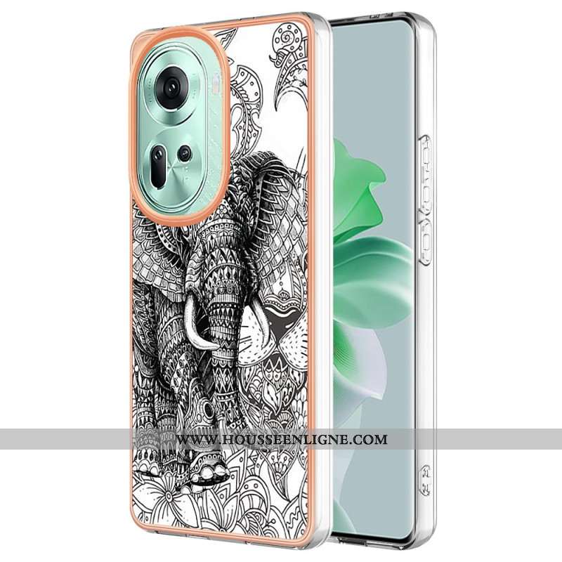 Coque Oppo Reno11 5G Éléphant Totem