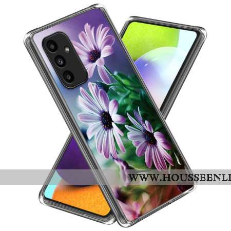 Coque Samsung Galaxy A15 4G / A15 Chrysanthèmes violets