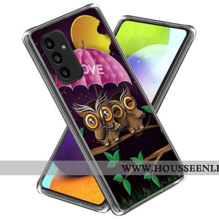 Coque Samsung Galaxy A15 4G / A15 Couple de Hiboux