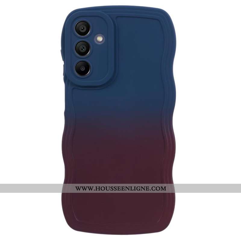 Coque Samsung Galaxy A15 5G / A14 Silicone Ondulée Bicolore