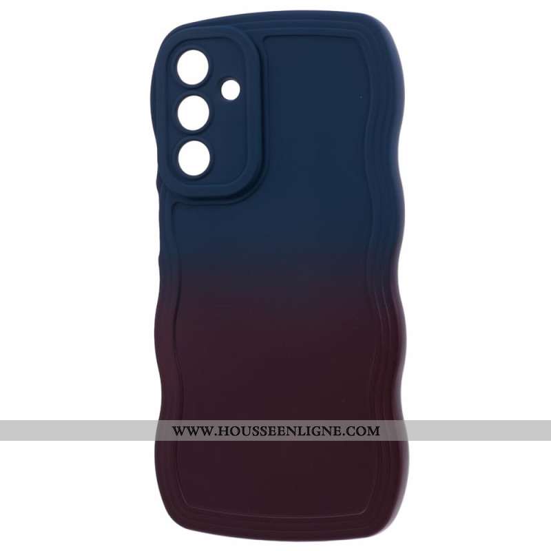 Coque Samsung Galaxy A15 5G / A14 Silicone Ondulée Bicolore