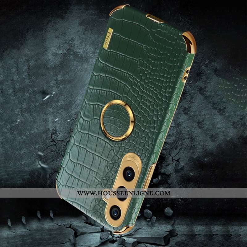 Coque Samsung Galaxy A15 5G / A14 Style Crocodile avec support