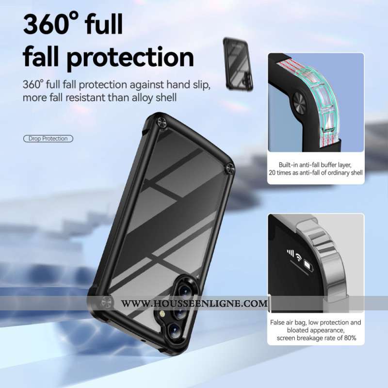 Coque Samsung Galaxy A15 5G / A15 Cadre de Lentille en Alliage