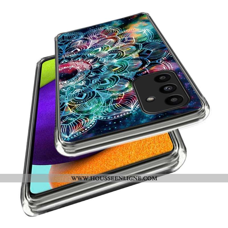 Coque Samsung Galaxy A15 5G / A15 Ciel Étoilé et Mandala