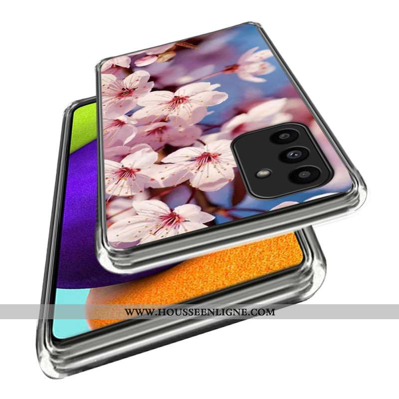 Coque Samsung Galaxy A15 5G / A15 Fleurs de Pêcher