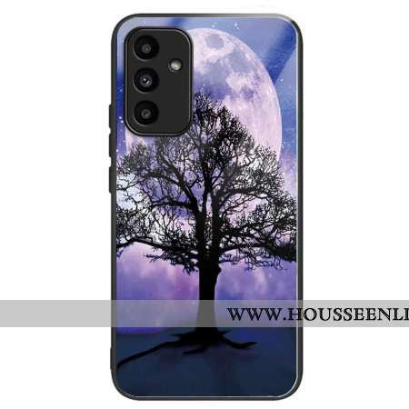 Coque Samsung Galaxy A15 5G / A15 Verre Trempé Arbre et Lune