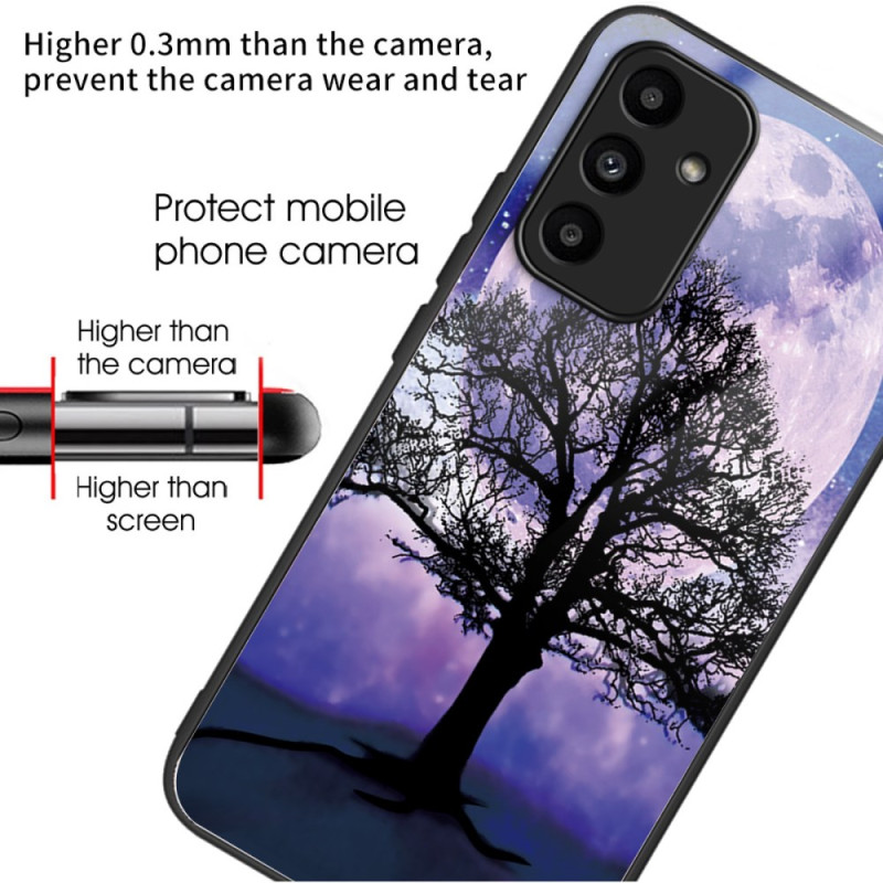 Coque Samsung Galaxy A15 5G / A15 Verre Trempé Arbre et Lune