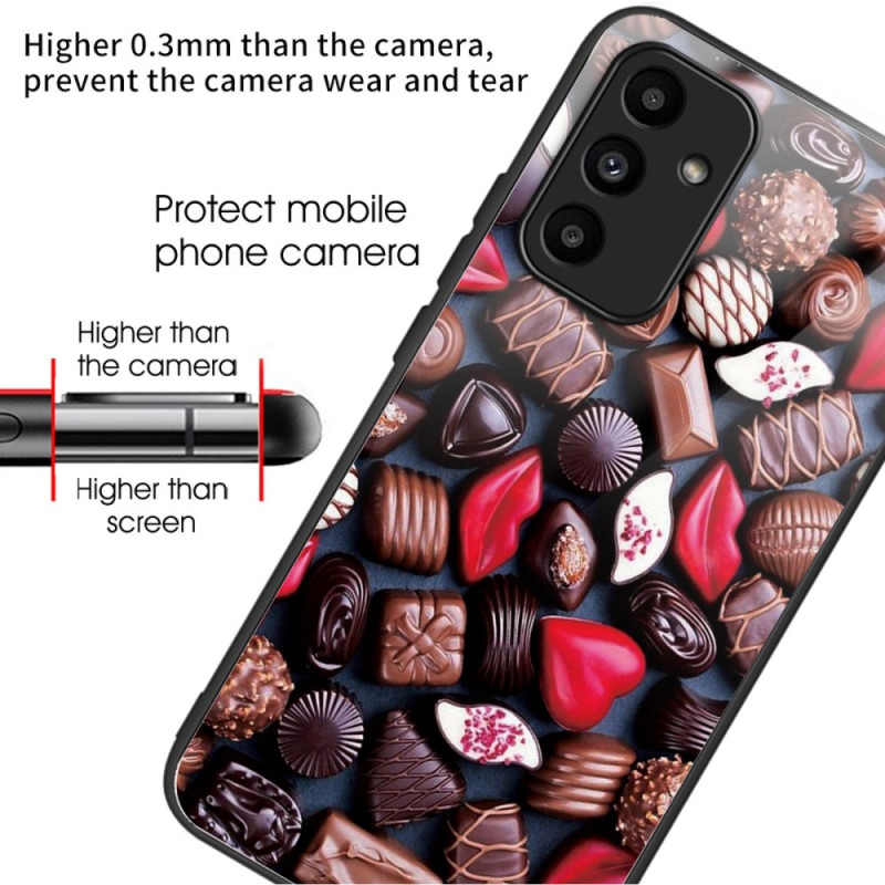 Coque Samsung Galaxy A15 5G / A15 Verre Trempé Chocolat