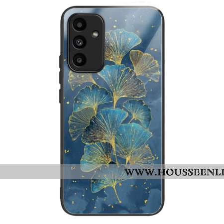 Coque Samsung Galaxy A15 5G / A15 Verre Trempé Feuilles de Ginkgo