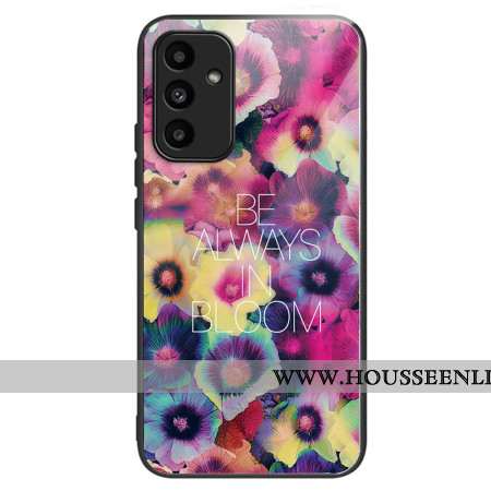 Coque Samsung Galaxy A15 5G / A15 Verre Trempé Fleurs Colorées