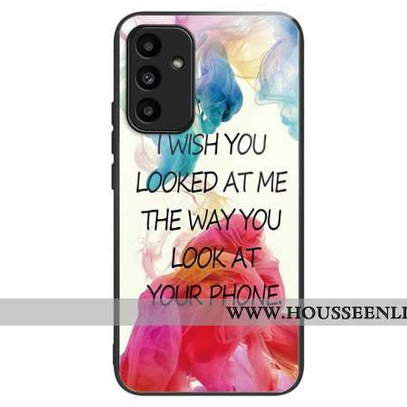 Coque Samsung Galaxy A15 5G / A15 Verre Trempé I Wish You Looked at Me