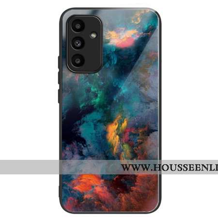 Coque Samsung Galaxy A15 5G / A15 Verre Trempé Nuages Colorés