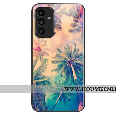 Coque Samsung Galaxy A15 5G / A15 Verre Trempé Palmiers