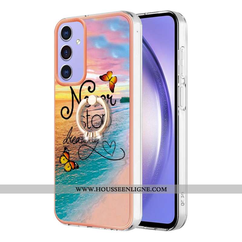 Coque Samsung Galaxy A15 5G Anneau-Support Motif