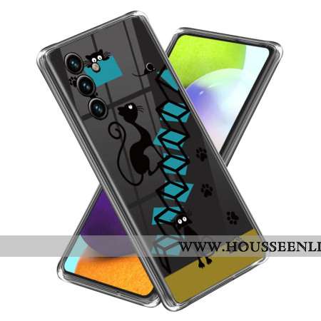 Coque Samsung Galaxy A15 5G Chat et Souris