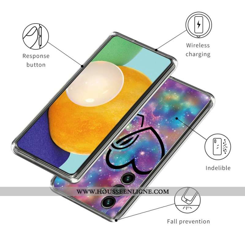 Coque Samsung Galaxy A15 5G Coeur à Coeur