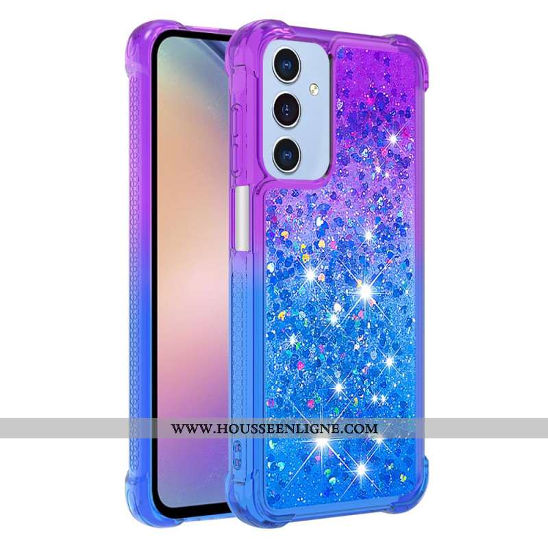 Coque Samsung Galaxy A15 5G Dégradé Paillettes