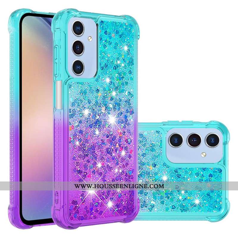 Coque Samsung Galaxy A15 5G Dégradé Paillettes