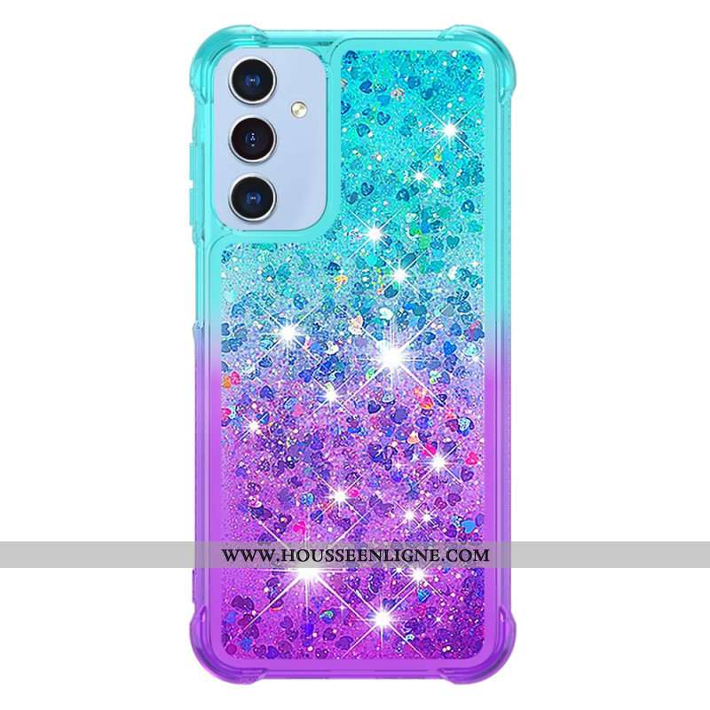 Coque Samsung Galaxy A15 5G Dégradé Paillettes