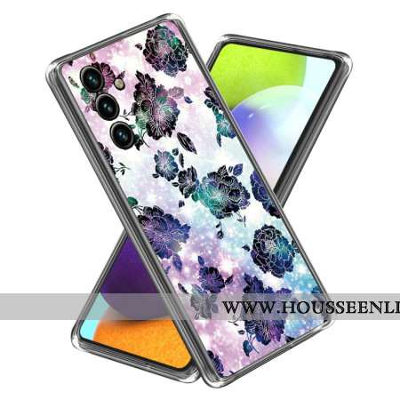 Coque Samsung Galaxy A15 5G Fleurs Pourpres