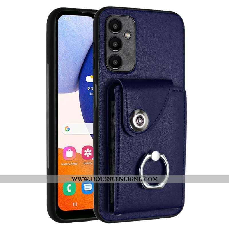 Coque Samsung Galaxy A15 5G Porte-Cartes à Soufflets