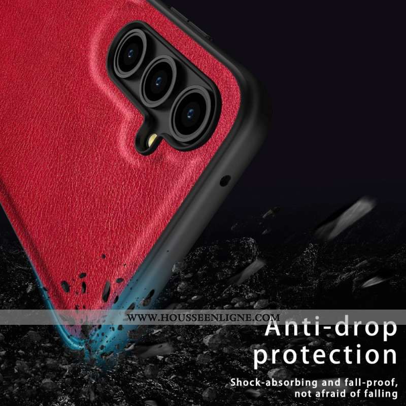 Coque Samsung Galaxy A15 5G Style Cuir Rétro