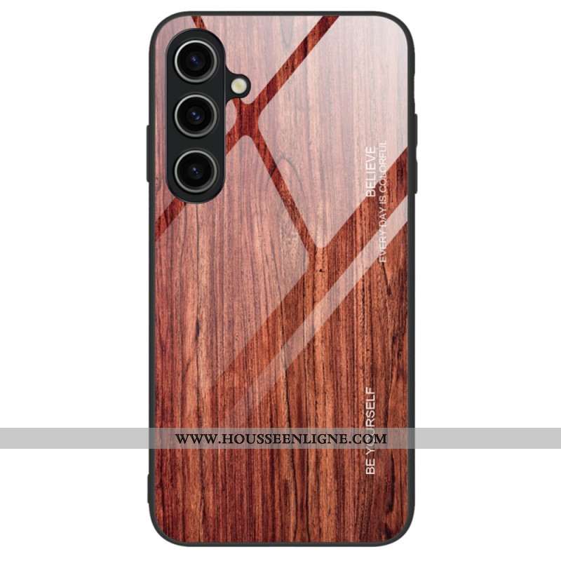 Coque Samsung Galaxy A15 5G Verre Trempé Design Bois